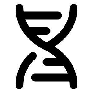 Dna Icon from Unicons Line Set