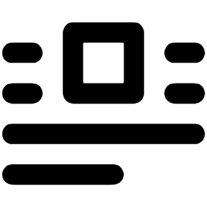 Document Layout Center Icon from Unicons Line Set