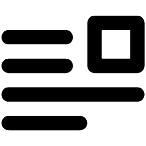 Document Layout Right Icon from Unicons Line Set