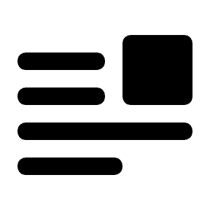 Document Layout Right Icon from Unicons Solid Set