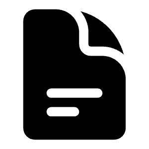 Document Text Icon from Heroicons Solid Set