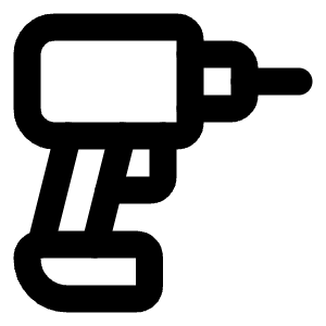 Drill Icon from Lucide Line Set