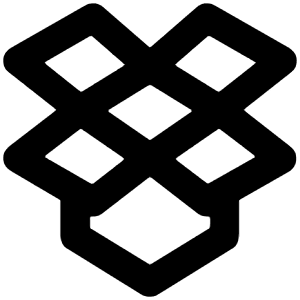 Dropbox Icon from Unicons Line Set