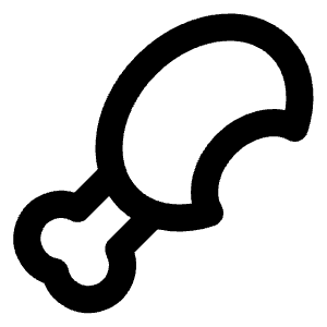 Drumstick Icon from Lucide Line Set