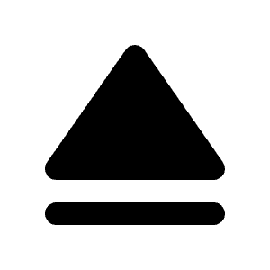 Eject Icon from Majesticons Solid Set