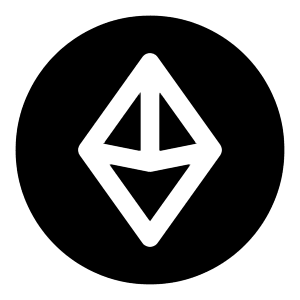 Ethereum Circle Icon from Iconoir Solid Set