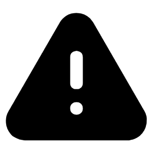 Exclamation Triangle Icon from Unicons Solid Set