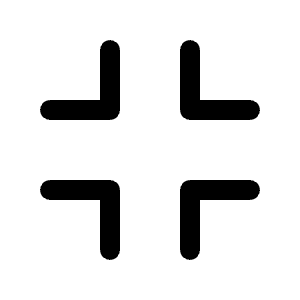 Exit Full Screen Icon from Radix Set