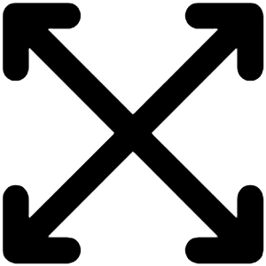 Expand Arrows Icon from Unicons Line Set