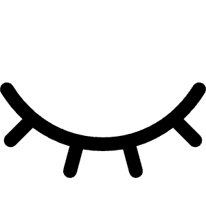 Eye Closed Icon from Radix Set