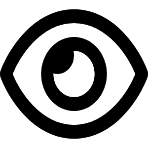 Eye Icon from Font Awesome Regular Set