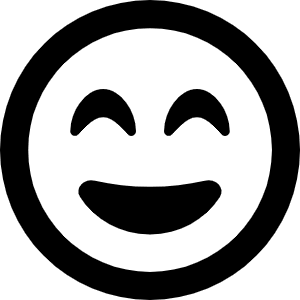 Face Grin Beam Icon from Font Awesome Regular Set