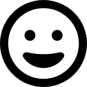 Face Grin Icon from Font Awesome Regular Set