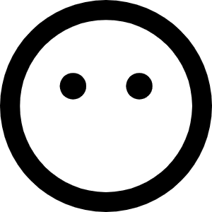 Face Meh Blank Icon from Font Awesome Regular Set