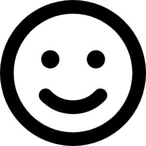 Face Smile Icon from Font Awesome Regular Set