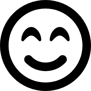 Face Smile Beam Icon from Font Awesome Regular Set