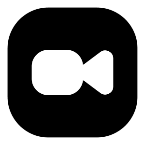 Facetime Icon from Iconoir Solid Set