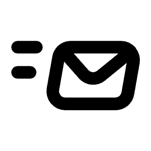 Fast Mail Icon from Unicons Line Set