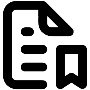 File Bookmark Alt Icon from Unicons Line Set