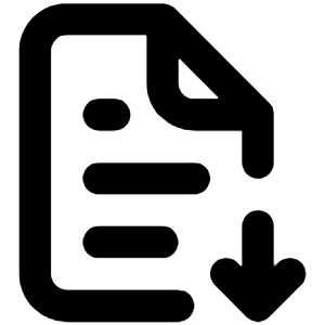 File Download Alt Icon from Unicons Line Set