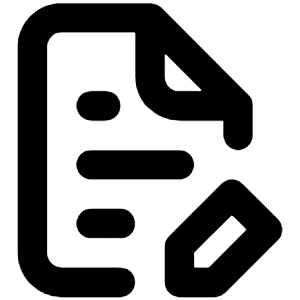 File Edit Alt Icon from Unicons Line Set