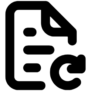 File Redo Alt Icon from Unicons Line Set