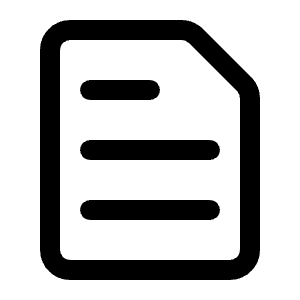 File Text Icon from Radix Set