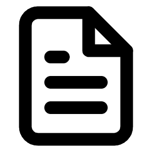 File Text Icon from Feather Set