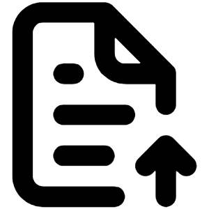 File Upload Alt Icon from Unicons Line Set