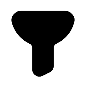 Filter Icon from Majesticons Solid Set