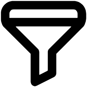 Filter Icon from Unicons Line Set