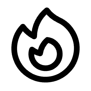 Fire Icon from Heroicons Outline Set