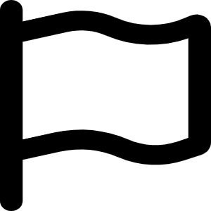 Flag Icon from Font Awesome Regular Set