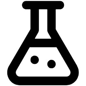 Flask Icon from Unicons Line Set