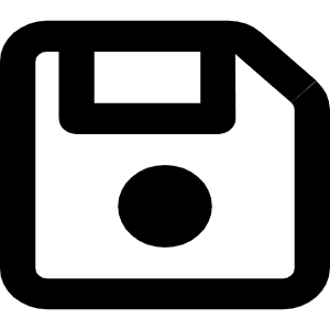 Floppy Disk Icon from Font Awesome Regular Set