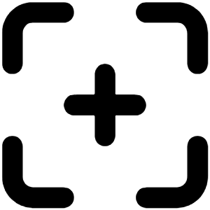 Focus Add Icon from Unicons Line Set