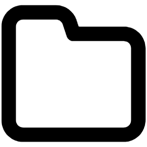 Folder Icon from Unicons Line Set