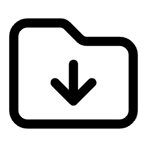 Folder Arrow Down Icon from Heroicons Outline Set