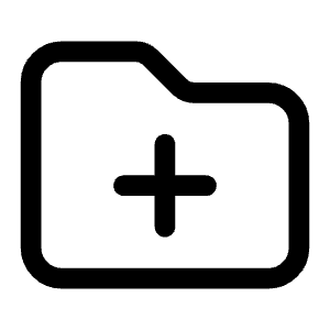 Folder Plus Icon from Heroicons Outline Set
