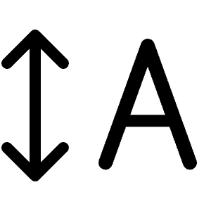 Font Size Icon from Radix Set
