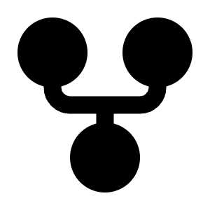 Git Fork Icon from Majesticons Solid Set