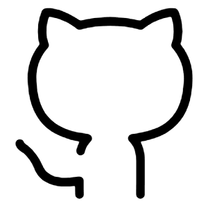 Github Alt Icon from Unicons Thinline Set