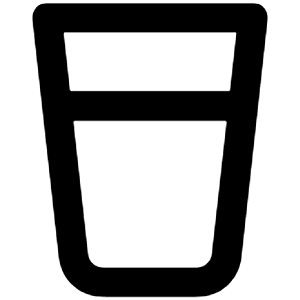Glass Icon from Unicons Line Set