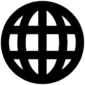 Globe Icon from Unicons Line Set