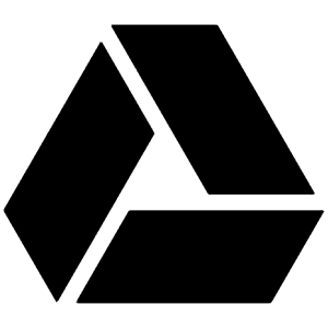 Google Drive Icon from Unicons Line Set