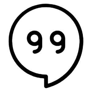 Google Hangouts Alt Icon from Unicons Thinline Set