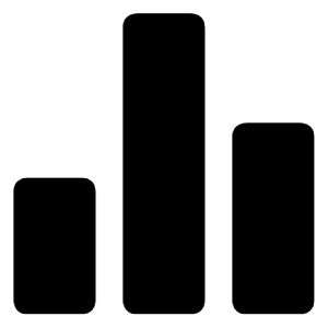 Graph Bar Icon from Unicons Solid Set