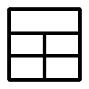 Grid Icon from Unicons Thinline Set