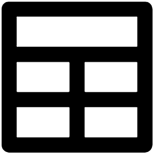 Grid Icon from Unicons Line Set