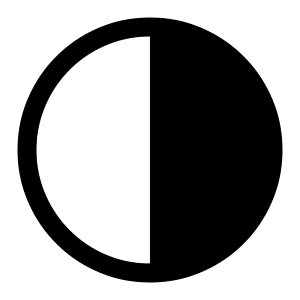 Half 2 Icon from Radix Set